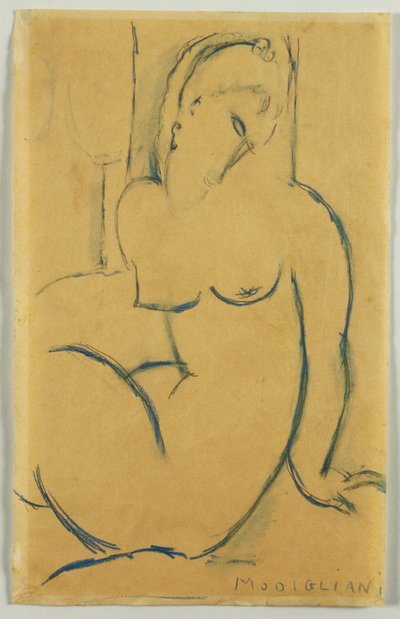 Mujer sentada, 1914 de Amedeo Modigliani