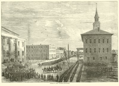 El ejército de Sherman entrando en Savannah, diciembre 1864 de American School