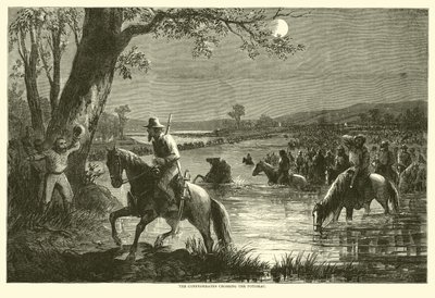 Los confederados cruzando el Potomac, septiembre 1862 de American School