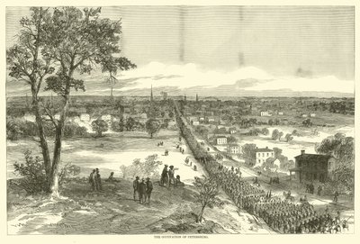 La ocupación de Petersburg, abril 1865 de American School