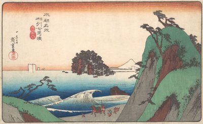 Playa de Seven-ri, Provincia de Soshu de Ando Hiroshige