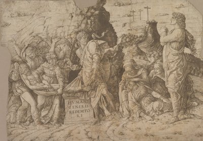 El entierro de Cristo, ca. 1465-75 de Andrea Mantegna