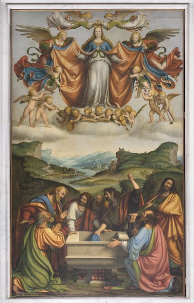 Asunción de la Virgen María, c.1520 de Andrea Solario