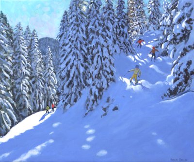 Esquí francés, Morzine, 2020 de Andrew Macara