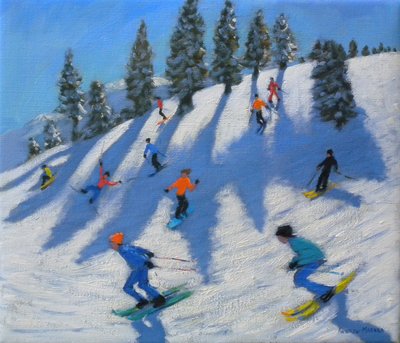 Esquiadores, Lofer, 2010 de Andrew Macara