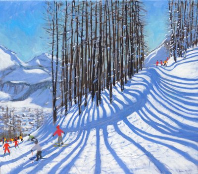 Esquí en La Daille, Tignes, Francia de Andrew Macara