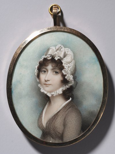 Retrato de una mujer, finales de 1790s de Andrew Plimer