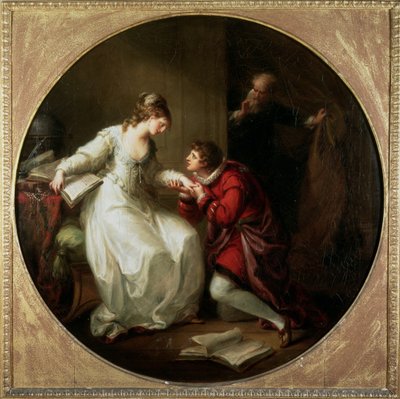 Abelardo solicitando la mano de Eloísa de Angelica Kauffmann