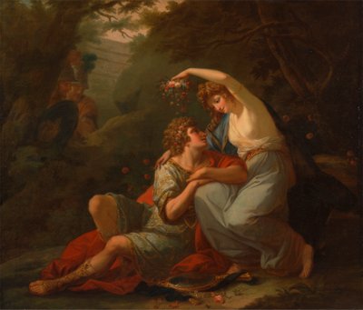 Rinaldo y Armida de Angelica Kauffmann