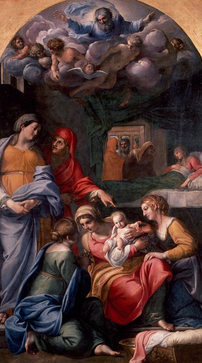 Natividad de la Virgen de Annibale Carracci