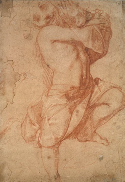 Niño semidesnudo, finales del siglo XVI de Annibale Carracci