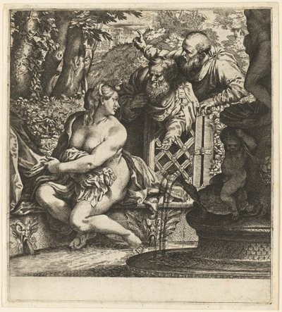 Susana y los ancianos de Annibale Carracci