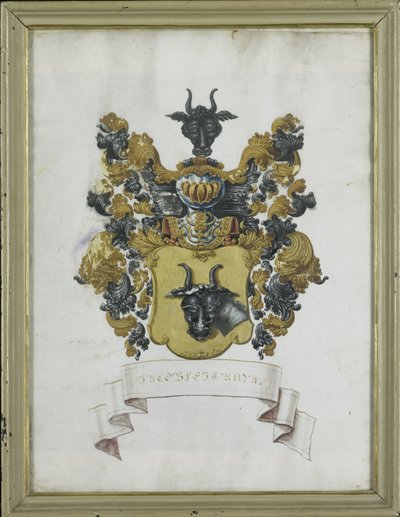 El escudo de Jacob Feitama II (1698-1774) de Anonymous