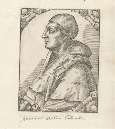 Portarretrato de Ascanio Sforza de Anonymous