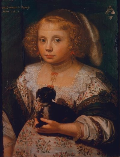 Retrato infantil de Anna Constantia de Beijwegh de Anthonie Palamedesz