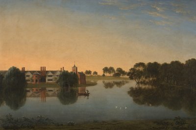 Tabley: El Viejo Salón a través del Lago de Anthony Devis