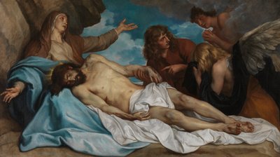 Lamentación por Cristo muerto de Anthony van Dyck