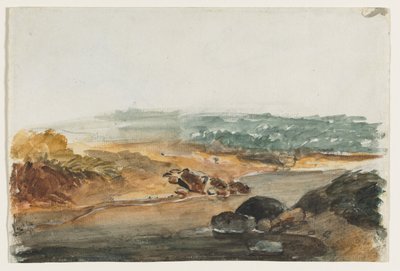 Paisaje (recto) de Antoine Louis Barye