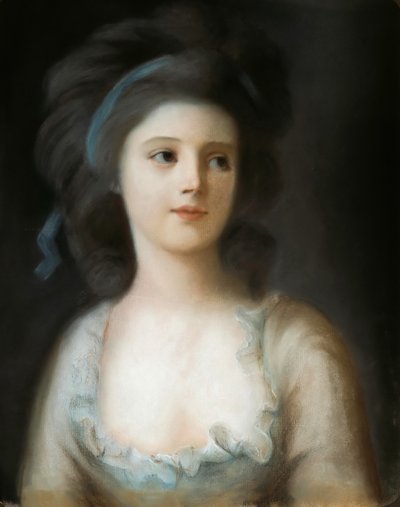 Retrato de la Condesa Zofia Potocka-Witt de Anton Graff