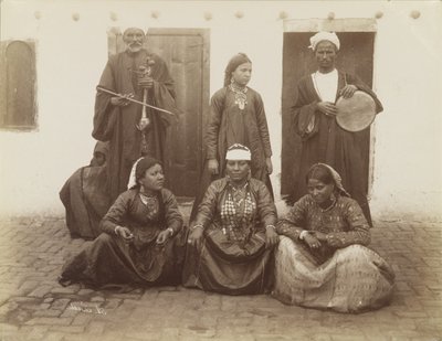 Bailarines árabes, Egipto de Antonio Beato