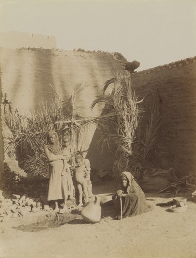 Familia bereber, Egipto de Antonio Beato