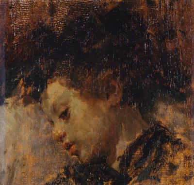 Niño enfermo de Antonio Mancini