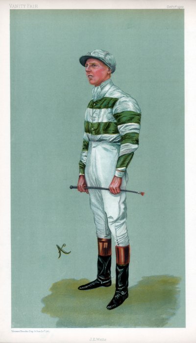 John Evelyn Watts, jockey británico, 1903 de Ao