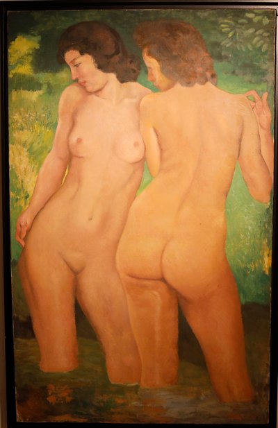 Hermanas bañándose, c.1940 de Aristide Maillol