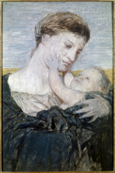 Madre e hijo de Arnold Böcklin