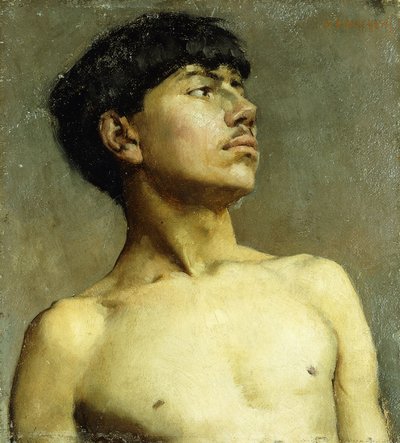 Retrato de Xavier Martinez de Arthur Frank Mathews