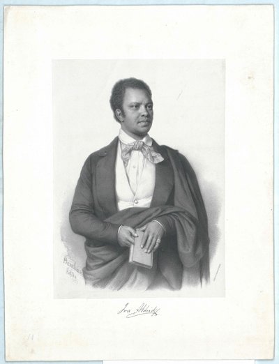 Ira Frederick Aldridge de Artist Unknown