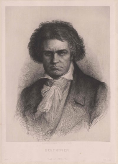 Ludwig van Beethoven de Artist Unknown