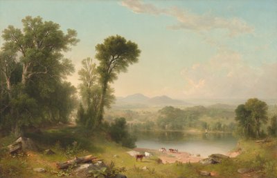 Paisaje pastoral de Asher Brown Durand