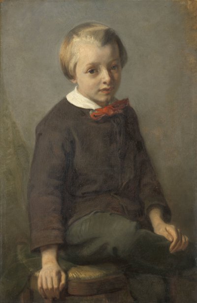 Retrato de un niño de August Allebe