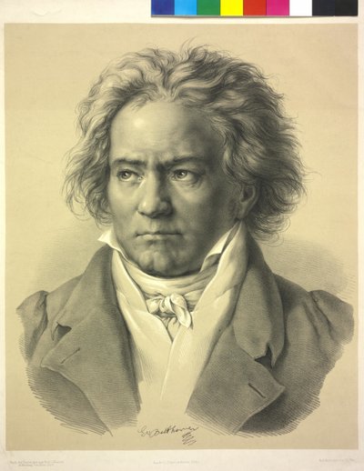 Ludwig van Beethoven de August Karl Friedrich von (after) Kloeber