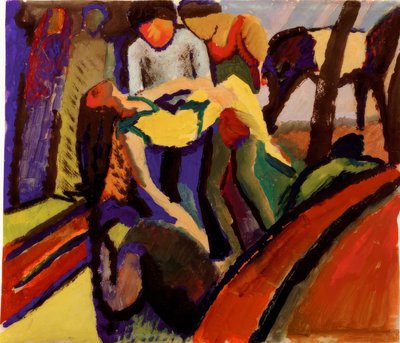 Caído de August Macke