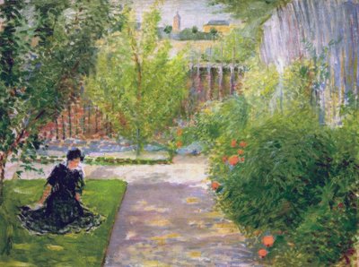 Jardín soleado de August Macke