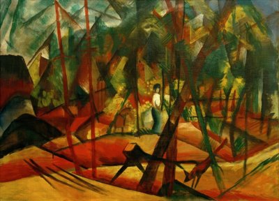 Paseo por el bosque de August Macke