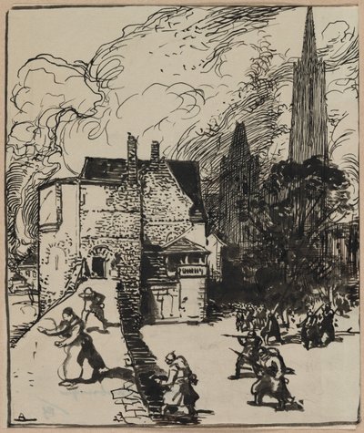 Sitio de Maubeuge, 1914 de Auguste Louis Lepère