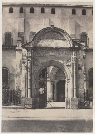 Porte Bachelier, Iglesia de Saint-Sernin, Toulouse (Alto Garona) de Auguste Mestral