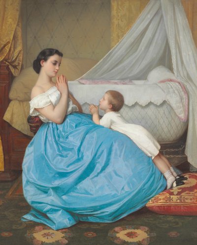 Una oración antes de dormir de Auguste Toulmouche