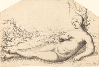 Muerte de Cleopatra, 1547 de Augustin Hirschvogel