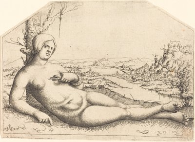 Muerte de Cleopatra, 1547 de Augustin Hirschvogel