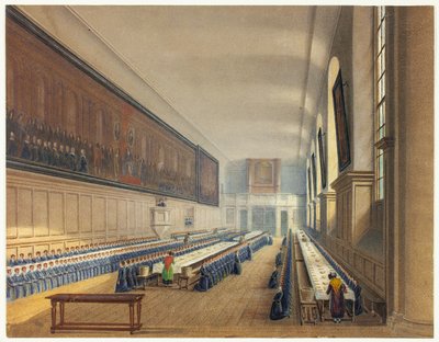 Sala del Hospital de Cristo de Augustus Charles Pugin
