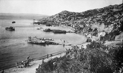 Vista de Anzac Cove, Gallipoli, 1915 de Australian Photographer