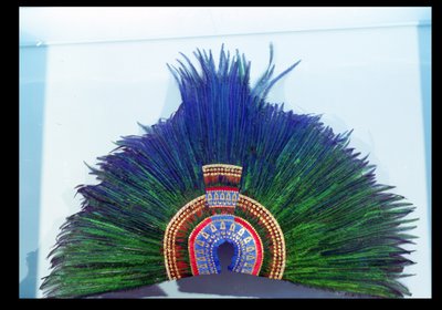 Tocado (plumas) de Aztec