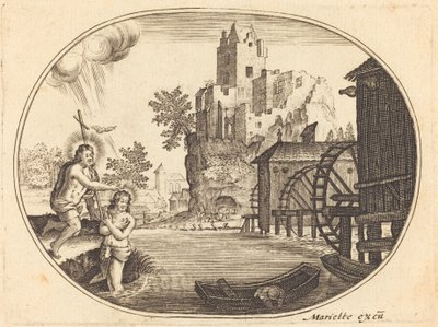 El bautismo de Cristo de Balthasar Moncornet