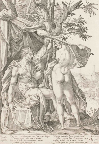 Hércules y Ónfale de Bartholomaeus Spranger