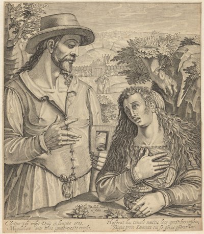 Cristo se aparece a María Magdalena de Bartholomeus Willemsz. Dolendo