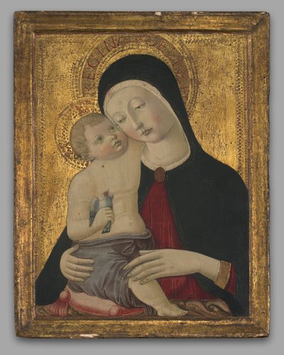 Virgen y niña de Benvenuto di Giovanni